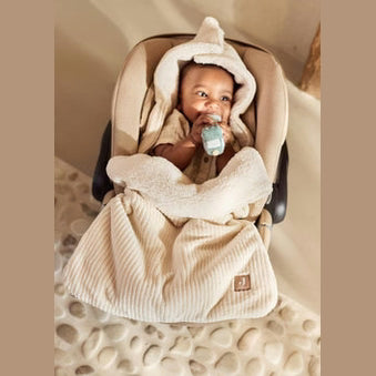 Jollein-voetenzak-Cloudy RIB - borduren-CaroBHandmade