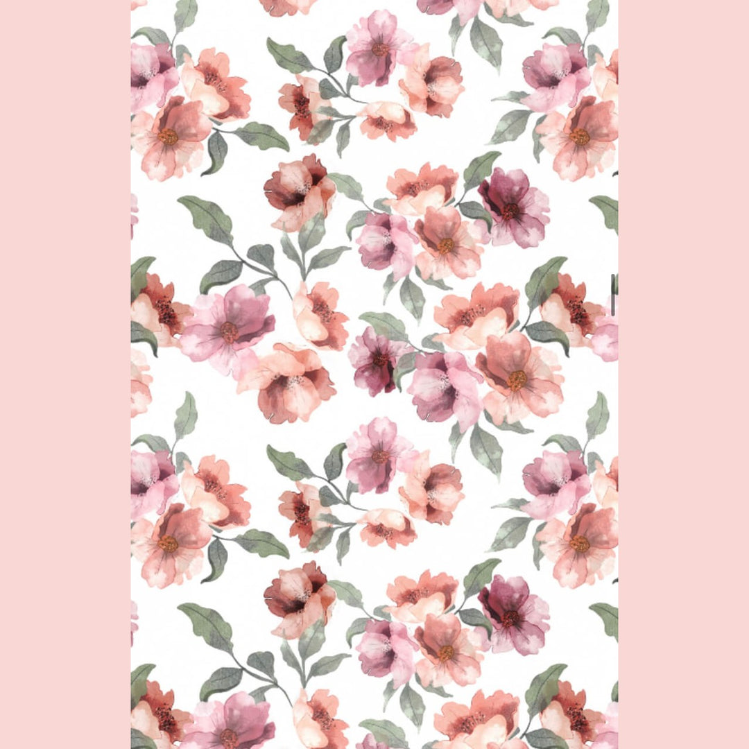 Handgemaakt Babydeken Bloemen of Blad – Exclusieve Stoffen & met Naam Caro B Handmade