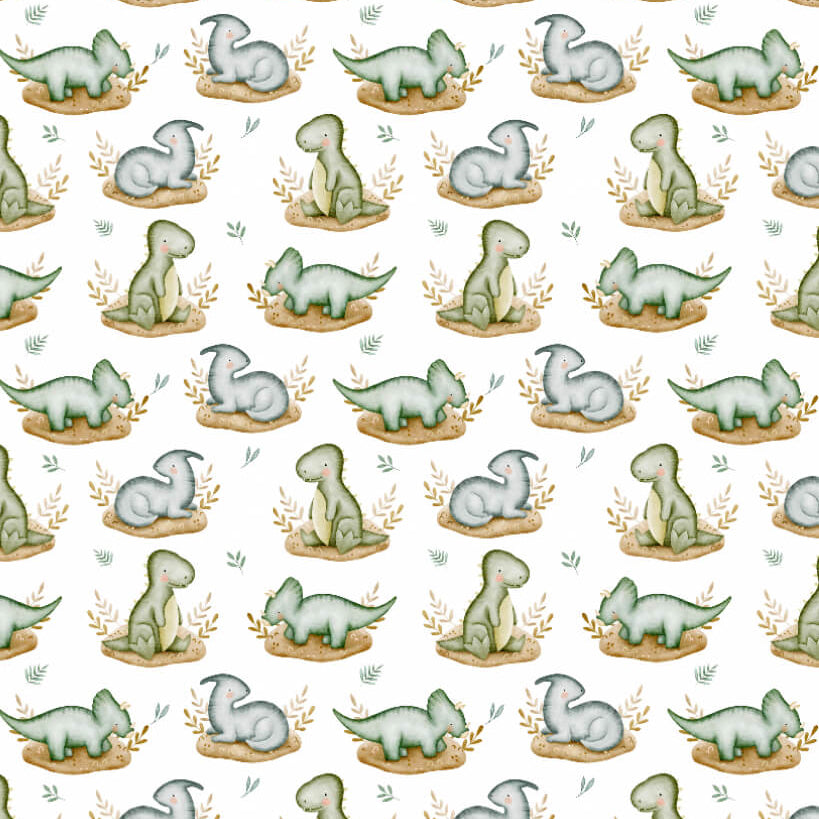 Handgemaakt Babydeken Dino's – Exclusieve Stoffen & met Naam Caro B Handmade