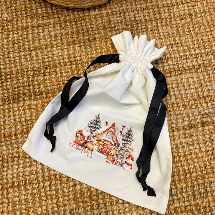 Gepersonaliseerde kerstzak met naam – “Special Delivery for…”