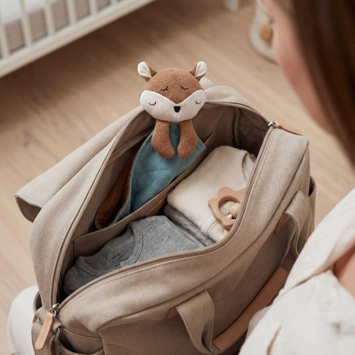 Knuffeldoek Hertje Hydrofiel met Naam - Borduren Caro B Make It Yours