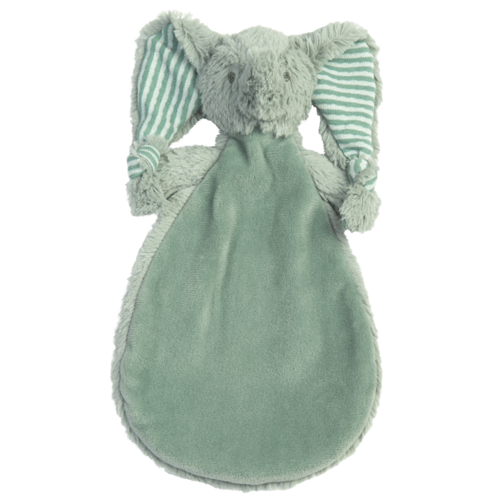 Happy Horse Elephant Eddy Tuttle met Naam - Borduren - Old Green - Caro B Handmade