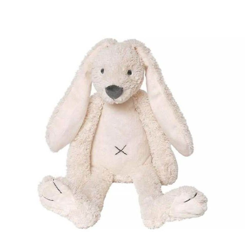 Happy Horse Rabbit Richie met Naam - Borduren - Ivory - Caro B Handmade