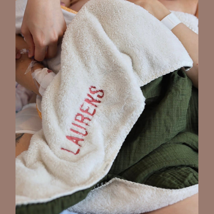 Koeka Babydeken Teddy Faro met Naam - Borduren Koeka