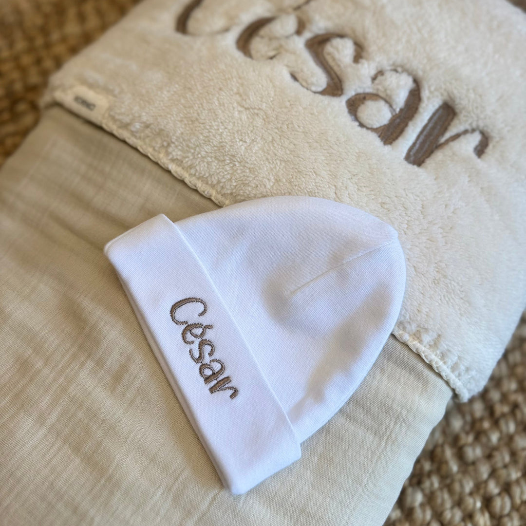 Koeka Babydeken Teddy Faro met Naam - Borduren Koeka