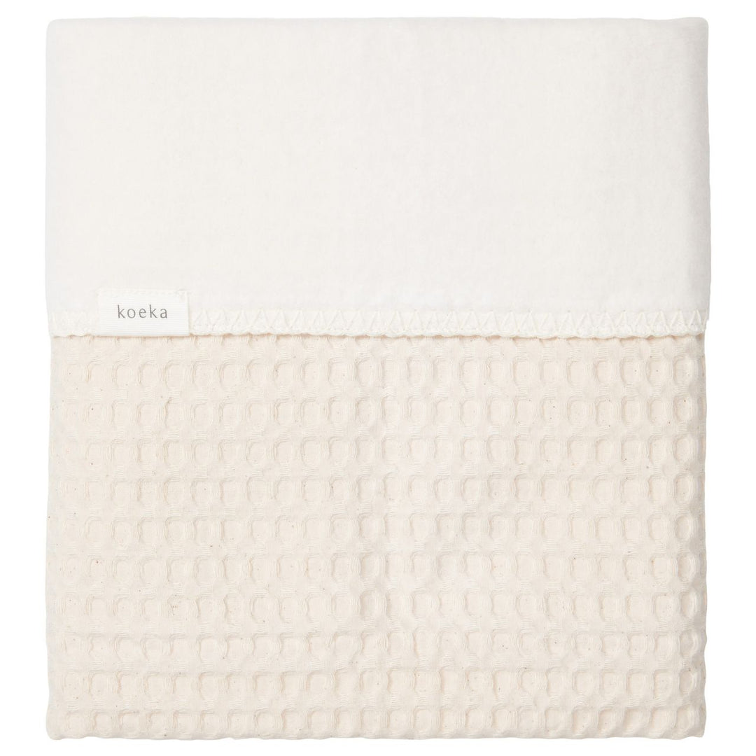 Koeka Babydeken Cotton Fleece Wafel Amsterdam met Naam - Borduren Koeka