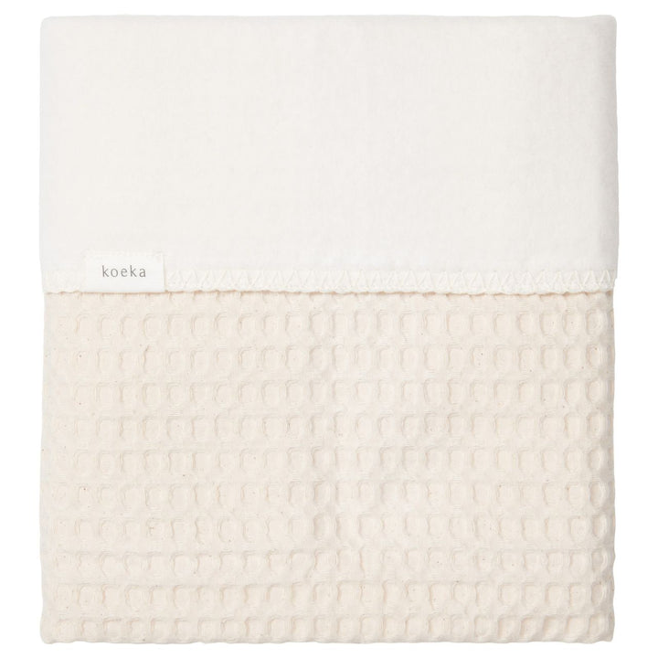 Koeka Babydeken Cotton Fleece Wafel Amsterdam met Naam - Borduren Koeka