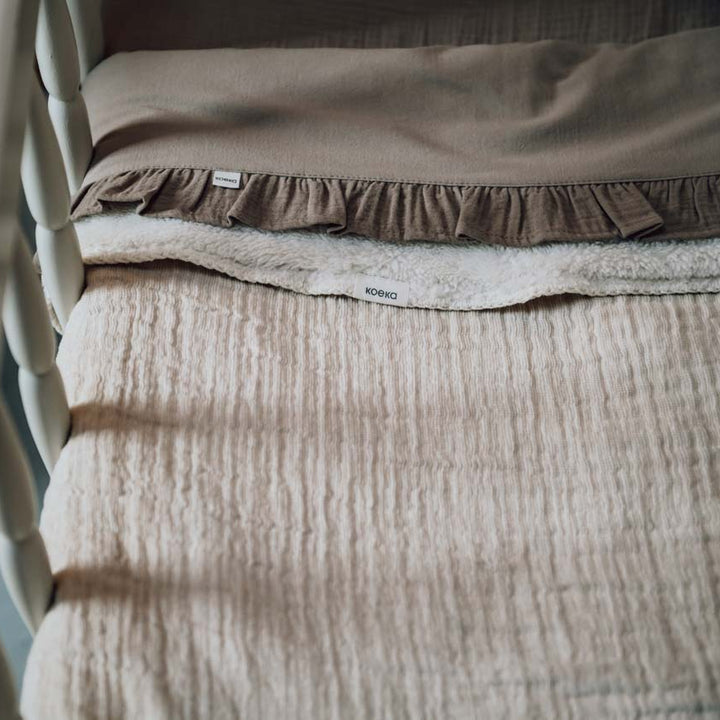 Koeka Babydeken Teddy Rivoli met Naam - Borduren Koeka