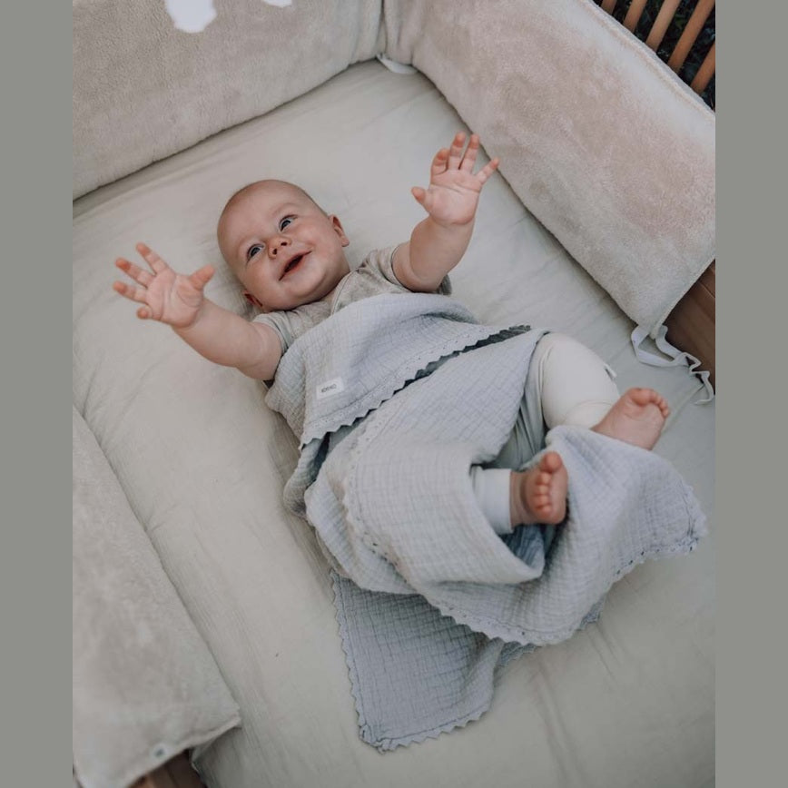 Koeka Elba - wiegdeken - ledikant- babydeken met naam