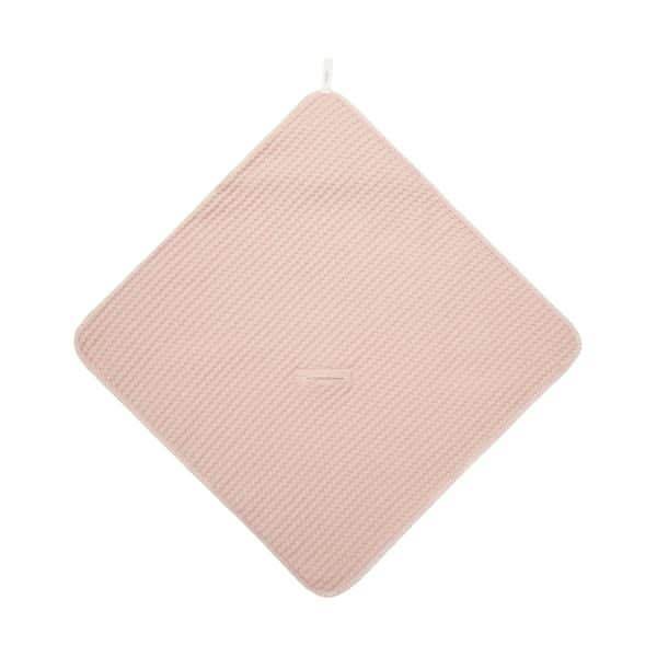 Koeka Omslagdoek Wafel/teddy Oslo met Naam - Borduren - Rosa Salt - Caro B Handmade