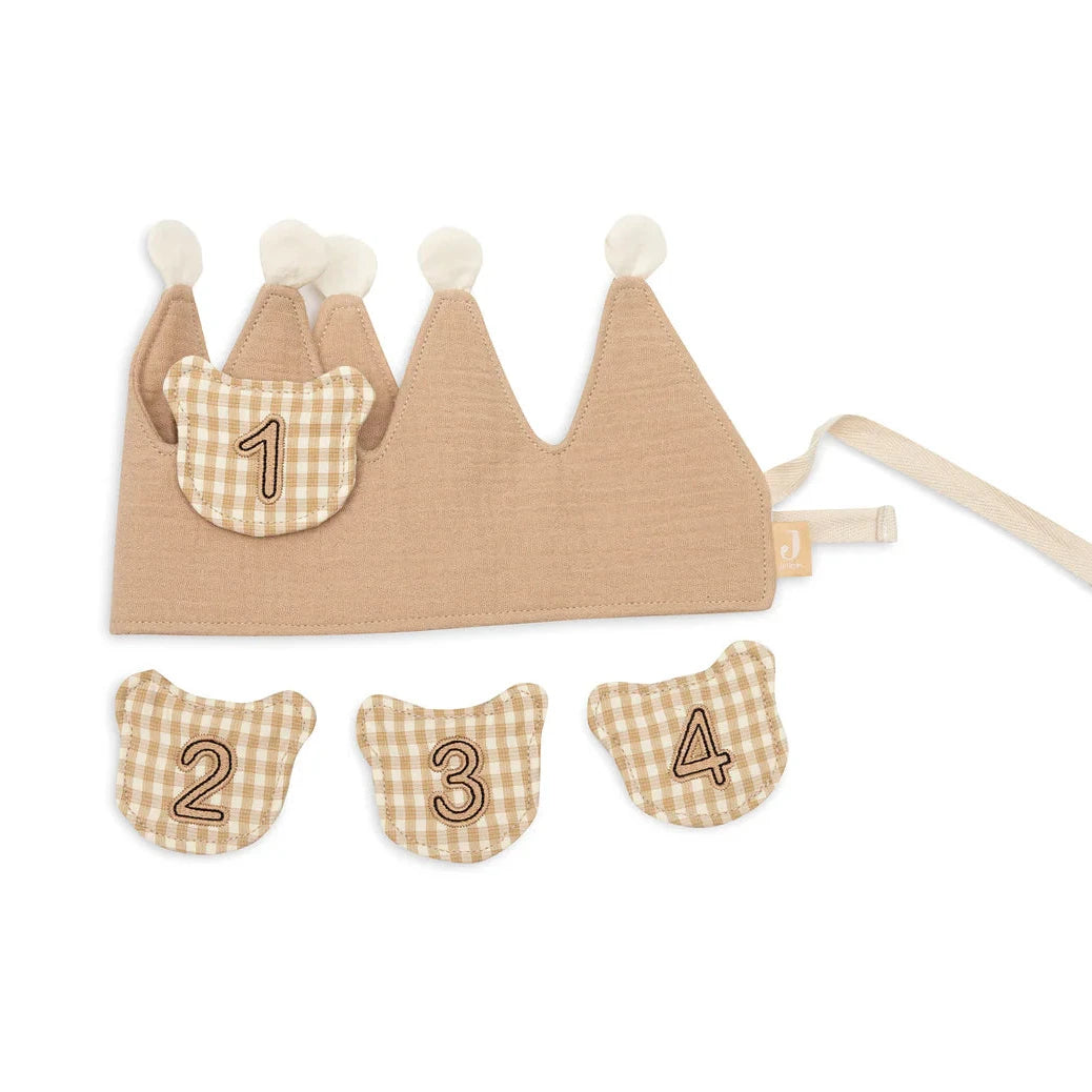 Verjaardagskroon met Naam & Buttons - Borduren - Jollein Party Collection Jollein