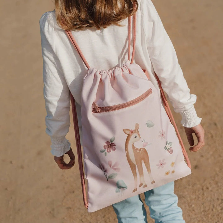 Little Dutch Gymtas met Naam - Borduren