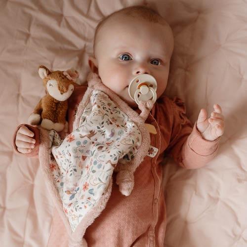 Little Dutch Knuffeldoekje Hertje of Vos met naam - Forest of Fairy Garden