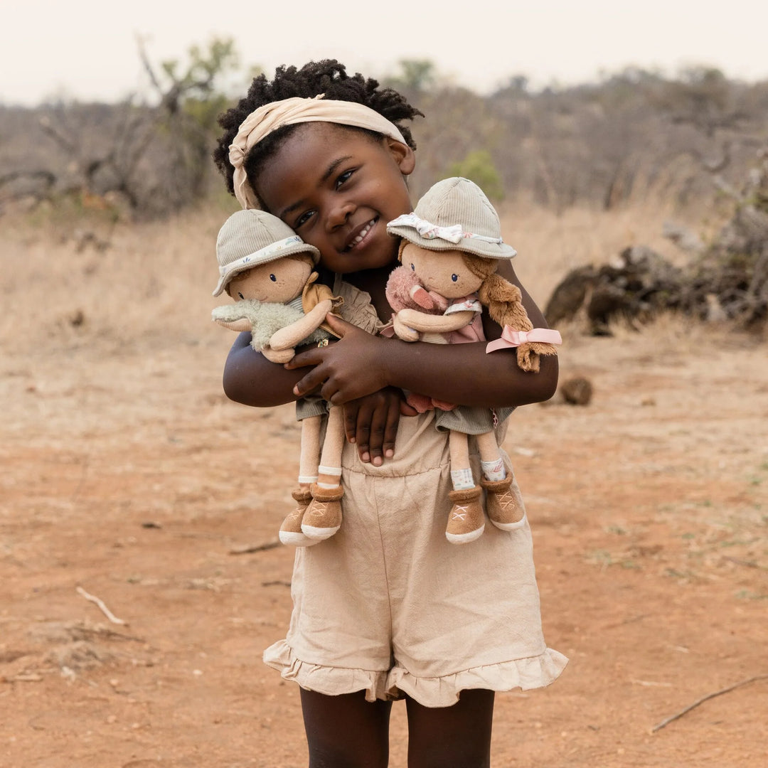 Little Dutch Knuffelpop Safari Friends - Ranger Rosa & Jim