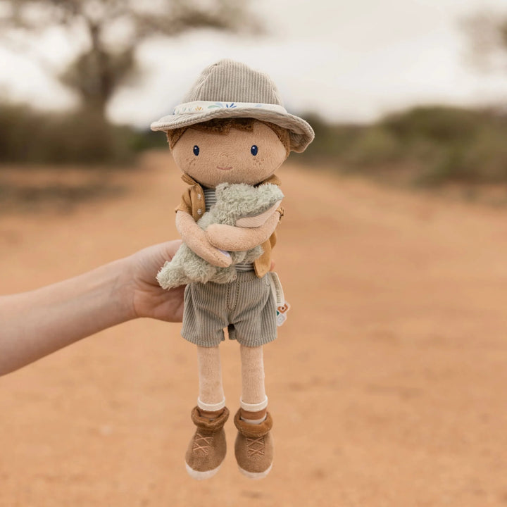 Little Dutch Knuffelpop Safari Friends - Ranger Rosa & Jim