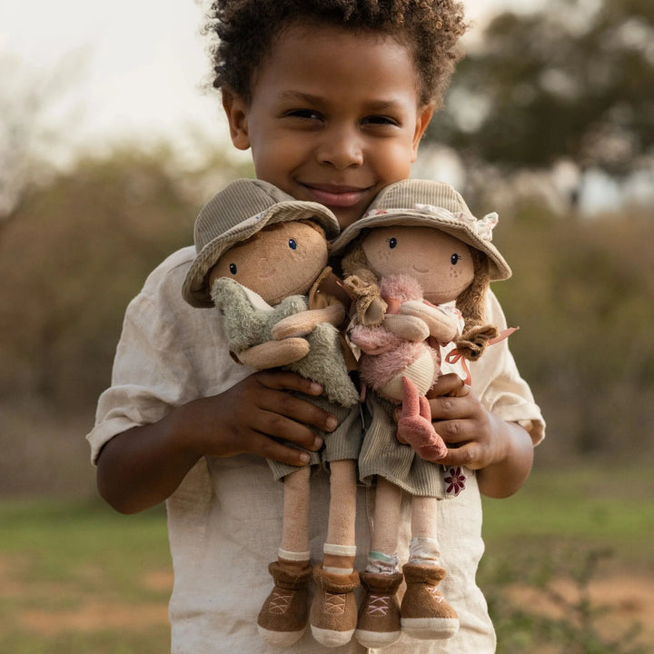 Little Dutch Knuffelpop Safari Friends - Ranger Rosa & Jim