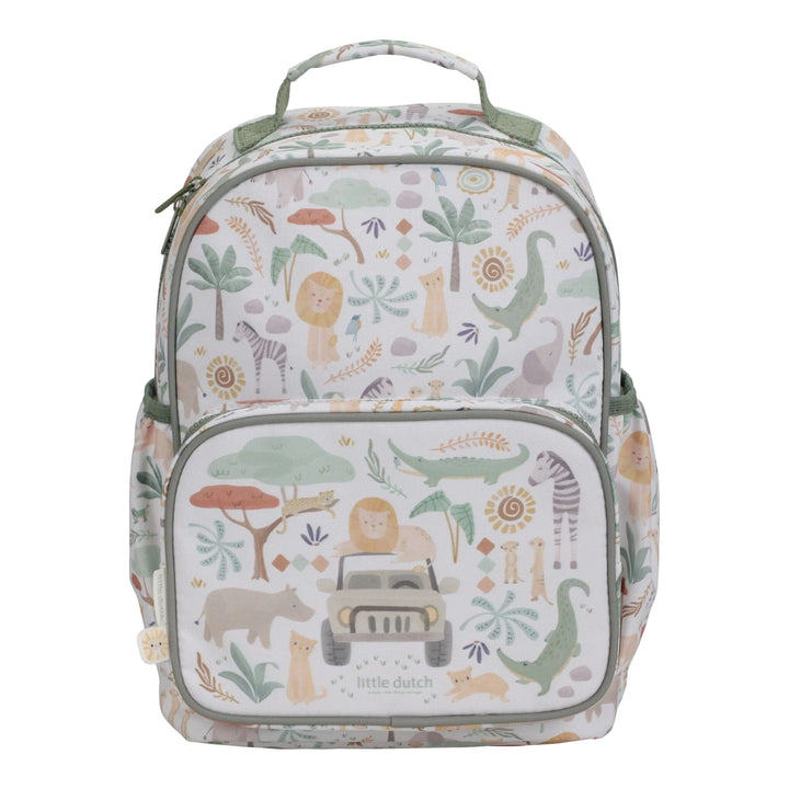 Little Dutch Rugzak met Naam - 35 cm - Safari Friends