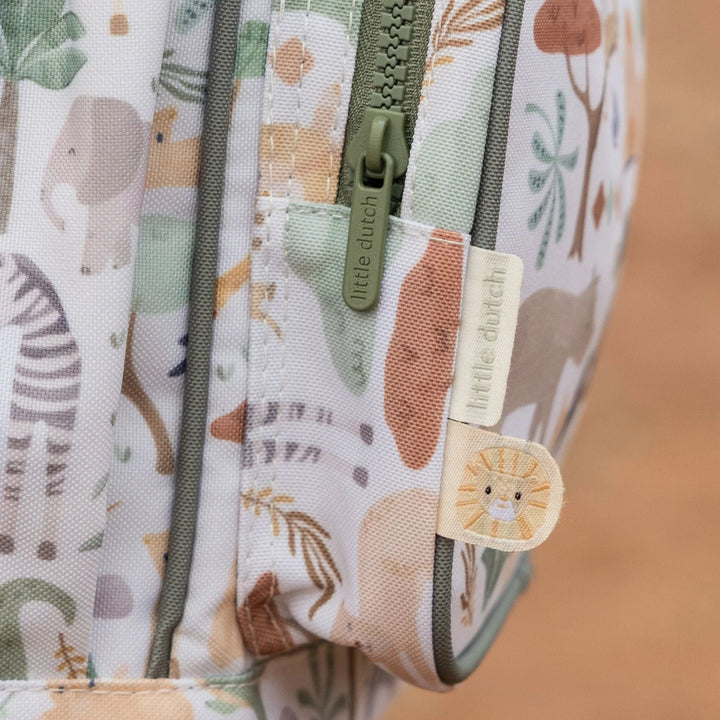 Little Dutch Rugzak met Naam - 35 cm - Safari Friends
