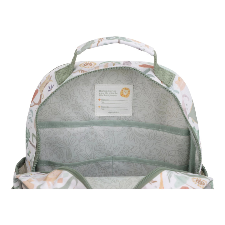 Little Dutch Rugzak met Naam - 35 cm - Safari Friends
