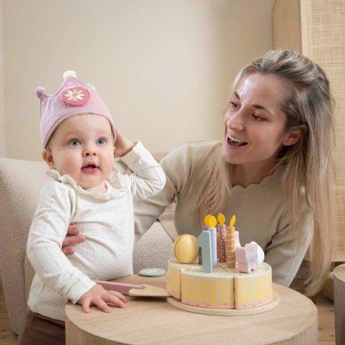 Little Dutch Verjaardagskroon met Naam & Cijferbuttons - Borduren Little Dutch