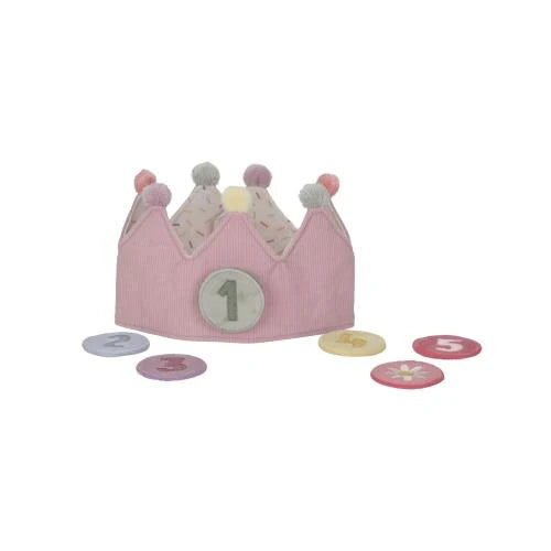 Little Dutch Verjaardagskroon met Naam & Cijferbuttons - Borduren Little Dutch