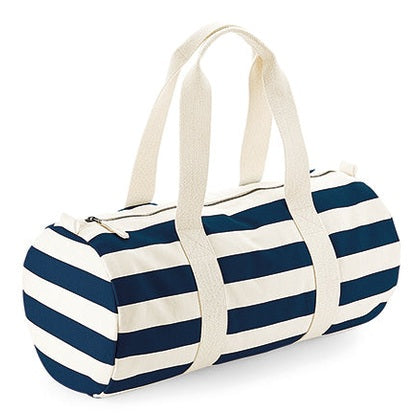 Gepersonaliseerde & gestreepte logeertas met naam – Caro B Handmade Caro B Make It Yours