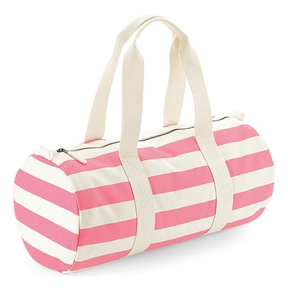 Gepersonaliseerde & gestreepte logeertas met naam – Caro B Handmade Caro B Make It Yours