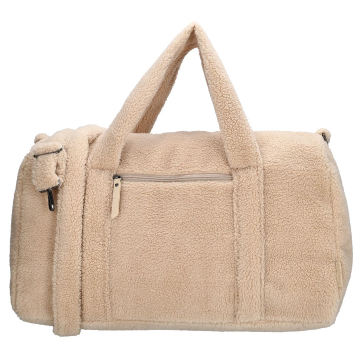 Logeertas teddy met naam - borduren - Caro B Handmade