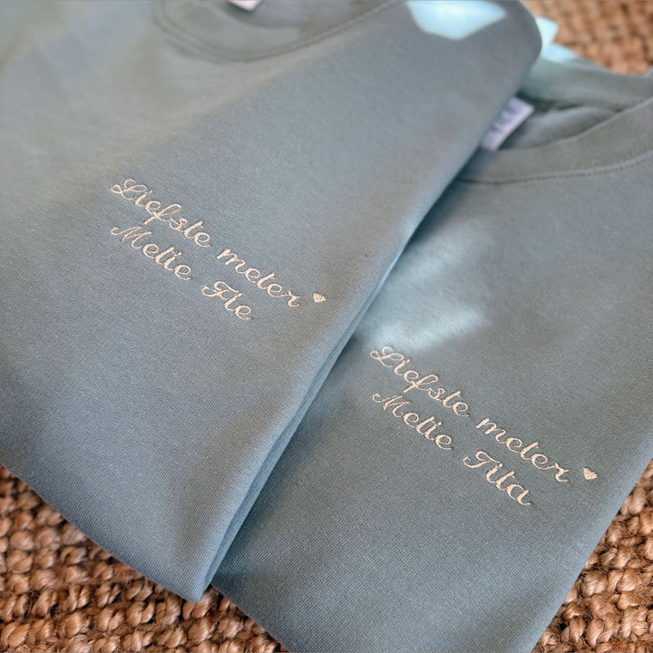 Mama of Metie Sweater Minimalist - Gepersonaliseerd met kindjes - Caro B Handmade