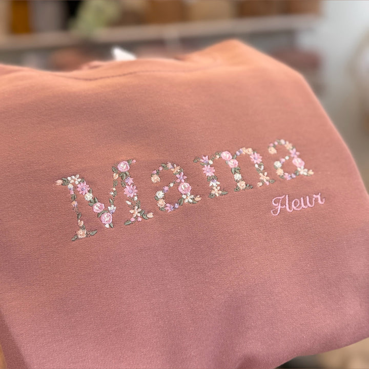 Zeg het met Bloemenletters – De Mooiste Dames Sweater voor Mama