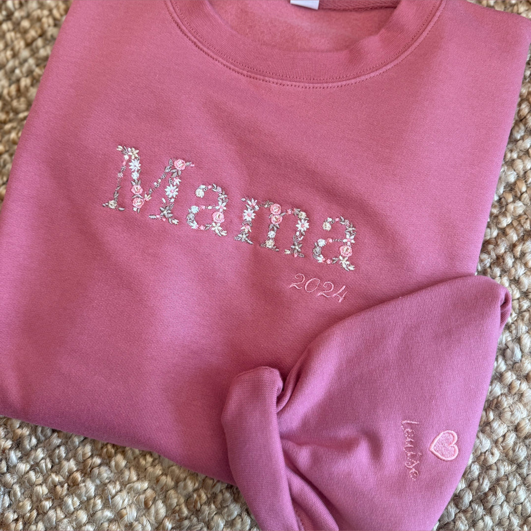 Zeg het met Bloemenletters – De Mooiste Dames Sweater voor Mama