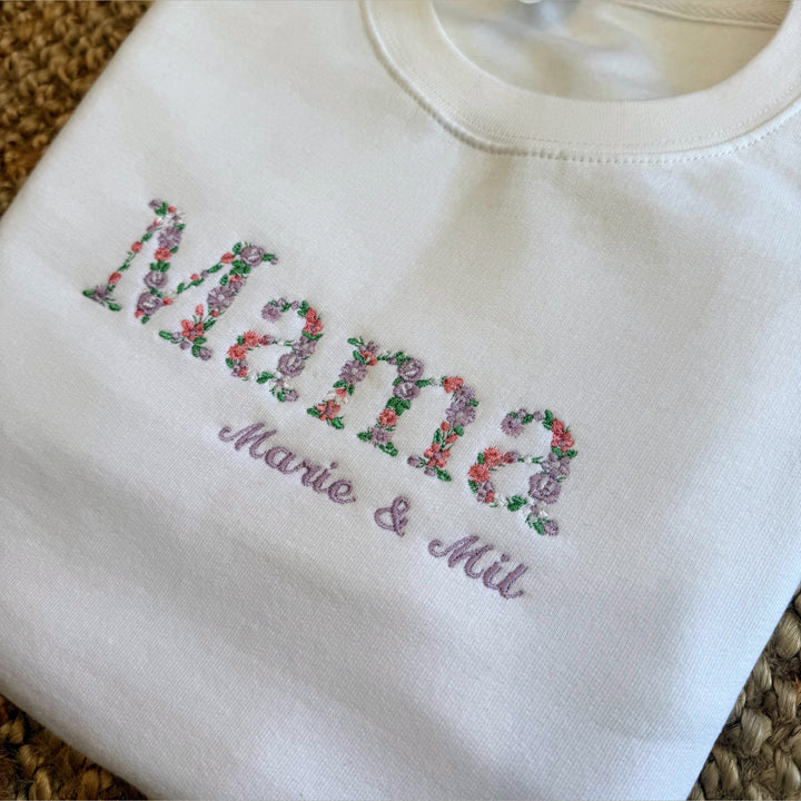 Zeg het met Bloemenletters – De Mooiste Dames Sweater voor Mama