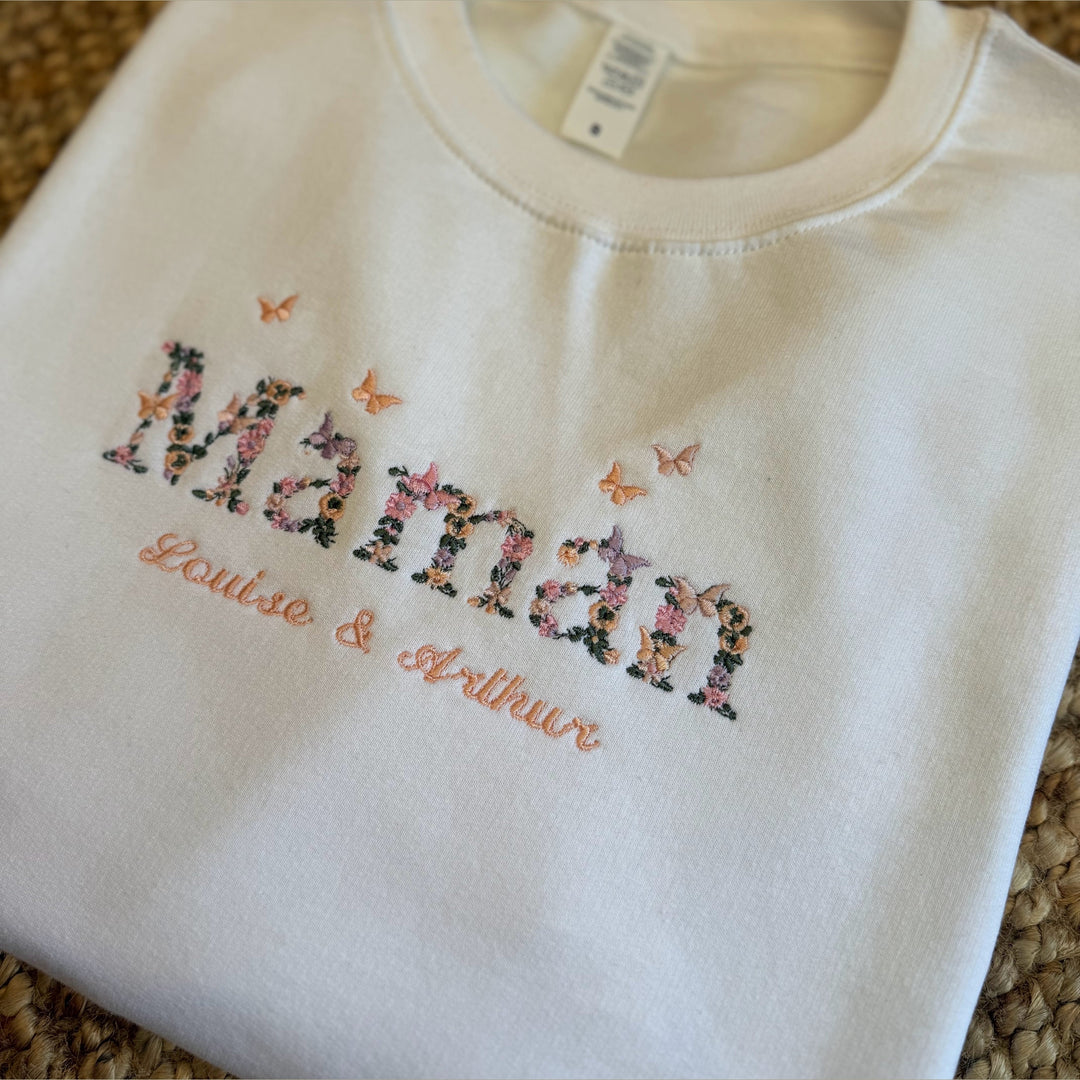 Zeg het met Bloemenletters – De Mooiste Dames Sweater voor Mama
