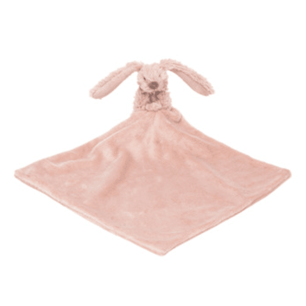 Happy Horse Mini Rabbit Richie Blanket met Naam - Borduren - Old Pink - Caro B Handmade