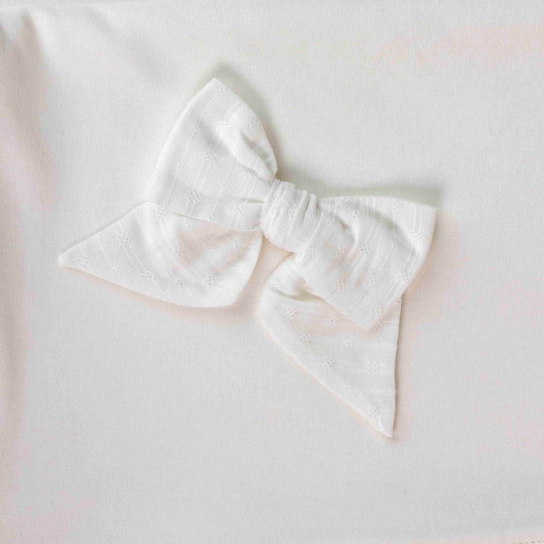 Baby Gi Pure Muslin - Strik - Hydrofieldeken - Borduur met Naam - Ivoor - Caro B Handmade