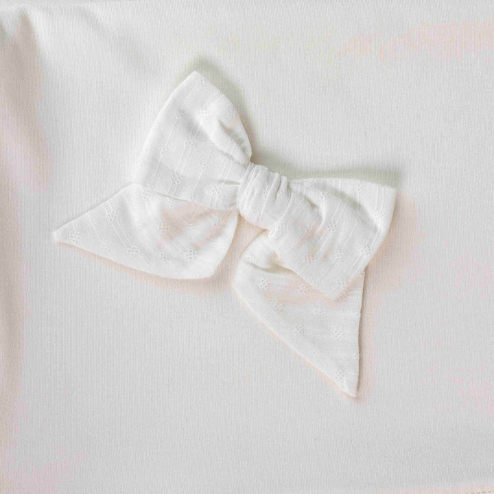 Baby Gi Pure Muslin - Strik - Hydrofieldeken - Borduur met Naam - Ivoor - Caro B Handmade