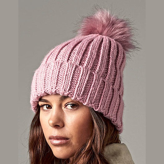 Wintermuts met pompon & naam - Caro B Handmade Caro B Make It Yours