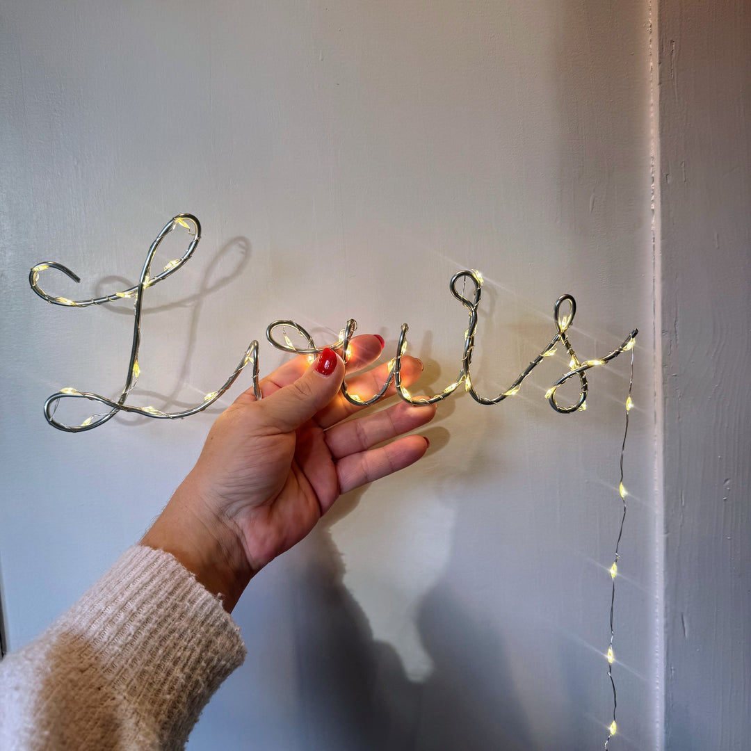 Nachtlamp met naam - led - naamverlichting - CaroBHandmade