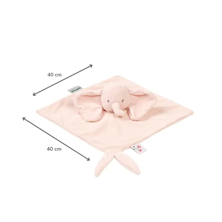 Nattou - FanFan Baby Cuddle - Doudou Elephant- 27cm x 27cm Nattou