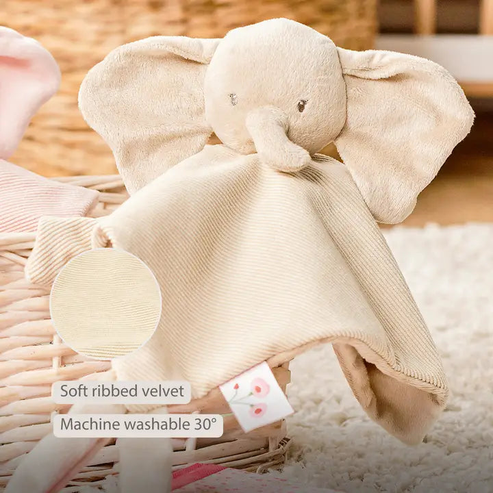 Nattou - FanFan Baby Cuddle - Doudou Elephant- 27cm x 27cm Nattou