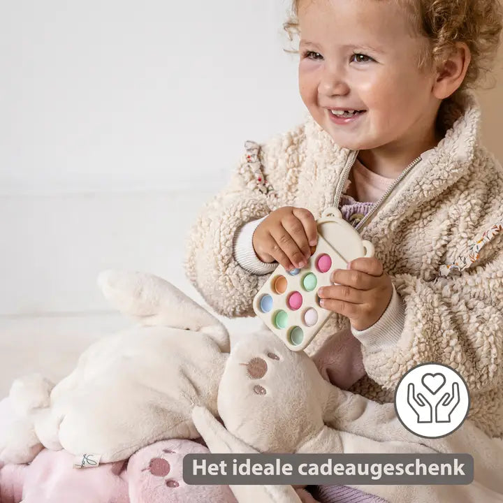 Nattou Lapidou Cuddly Rabbit - 30 cm - Soft Baby Plush Nattou