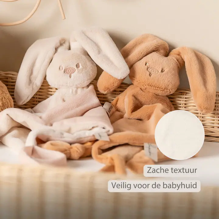 Nattou - Lapidou Baby Comforter - 65 x 40 cm - Doudou Rabbit Nattou