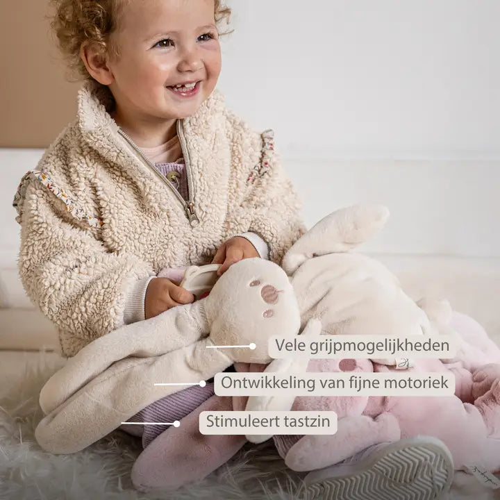 Nattou Lapidou Cuddly Rabbit - 30 cm - Soft Baby Plush Nattou