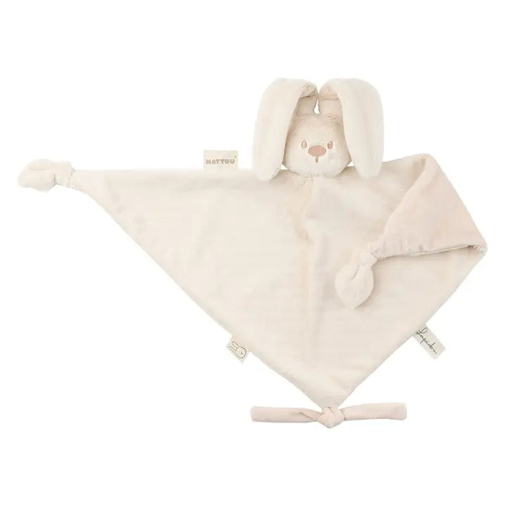 Nattou - Lapidou Baby Comforter - 65 x 40 cm - Doudou Rabbit Nattou