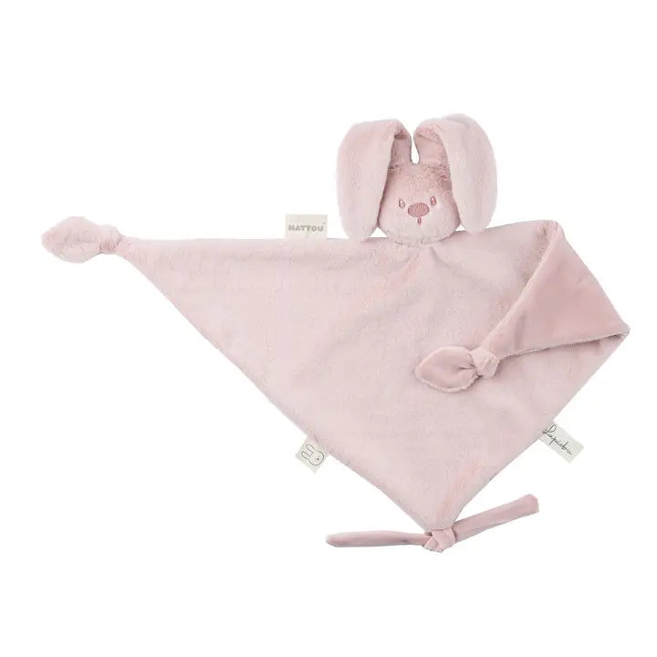 Nattou - Lapidou Baby Comforter - 65 x 40 cm - Doudou Rabbit Nattou
