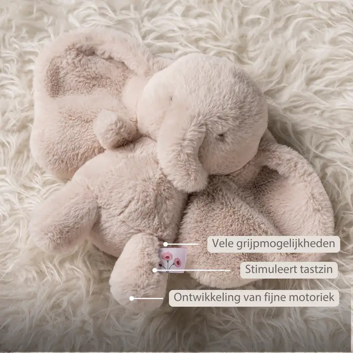 Nattou FanFan Cuddle Elephant – Soft Baby Plush Toy Nattou