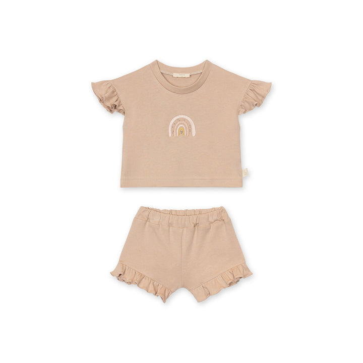 Baby Gi Set Pyjama met Naam - Rainbow Baby Gi