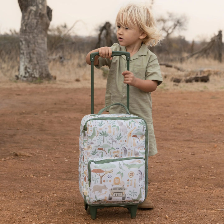 Little Dutch Reiskoffer met Naam - Safari Friends