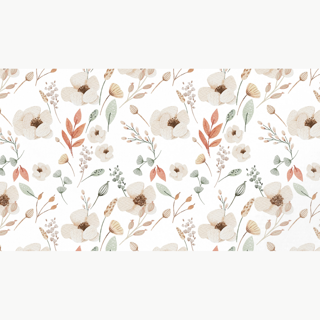 Handgemaakt Babydeken Bloemen of Blad – Exclusieve Stoffen & met Naam Caro B Handmade