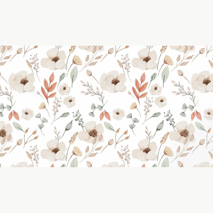 Handgemaakt Babydeken Bloemen of Blad – Exclusieve Stoffen & met Naam Caro B Handmade